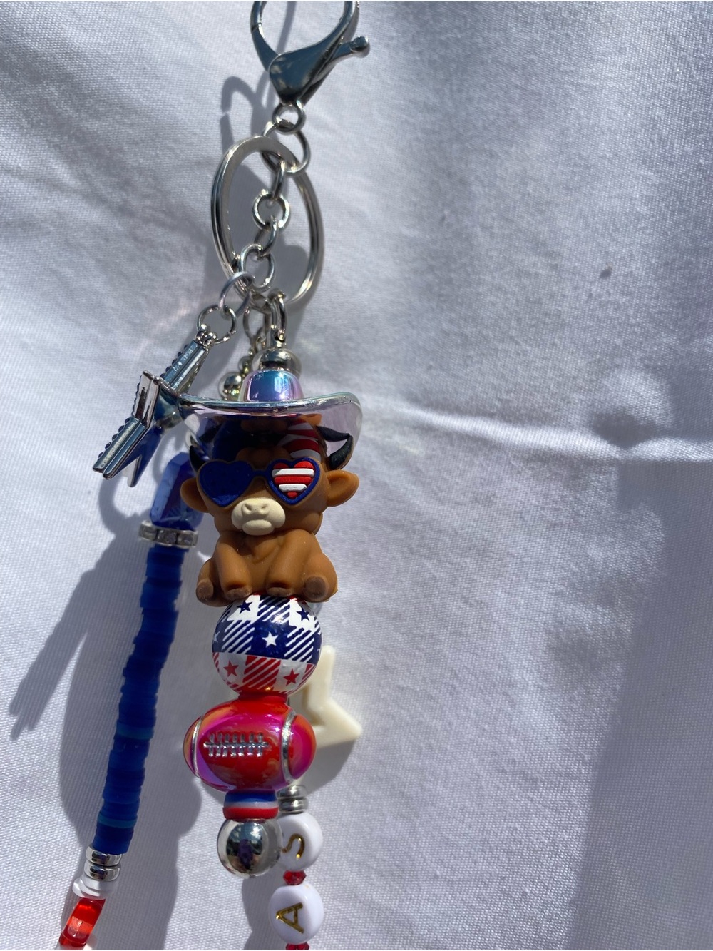 Texas themed keychain “She’s From Texas”